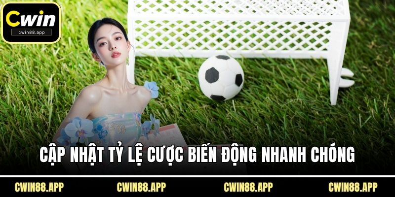 Cập nhật tỷ lệ cược biến động nhanh chóng