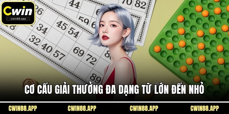 Cơ cấu giải thưởng đa dạng từ lớn đến nhỏ