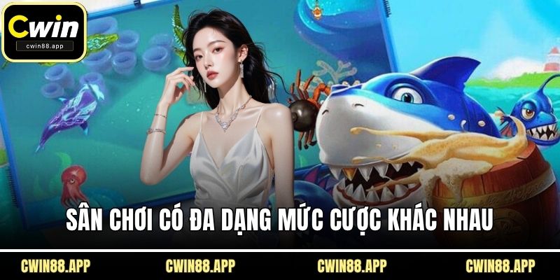 Sân chơi có đa dạng mức cược khác nhau
