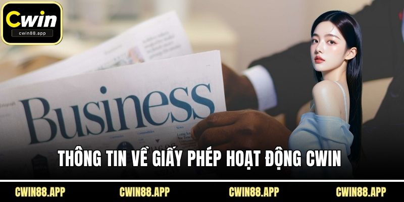 Thông tin về giấy phép hoạt động CWIN