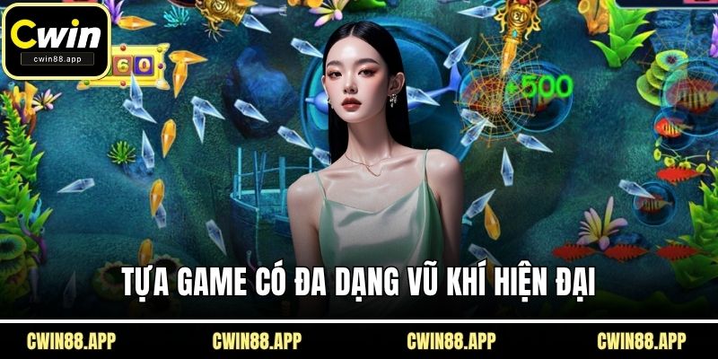 Tựa game có đa dạng vũ khí hiện đại
